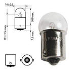 Knipperlichtlamp Osram 5007 R5W 12V BA15s foto 2