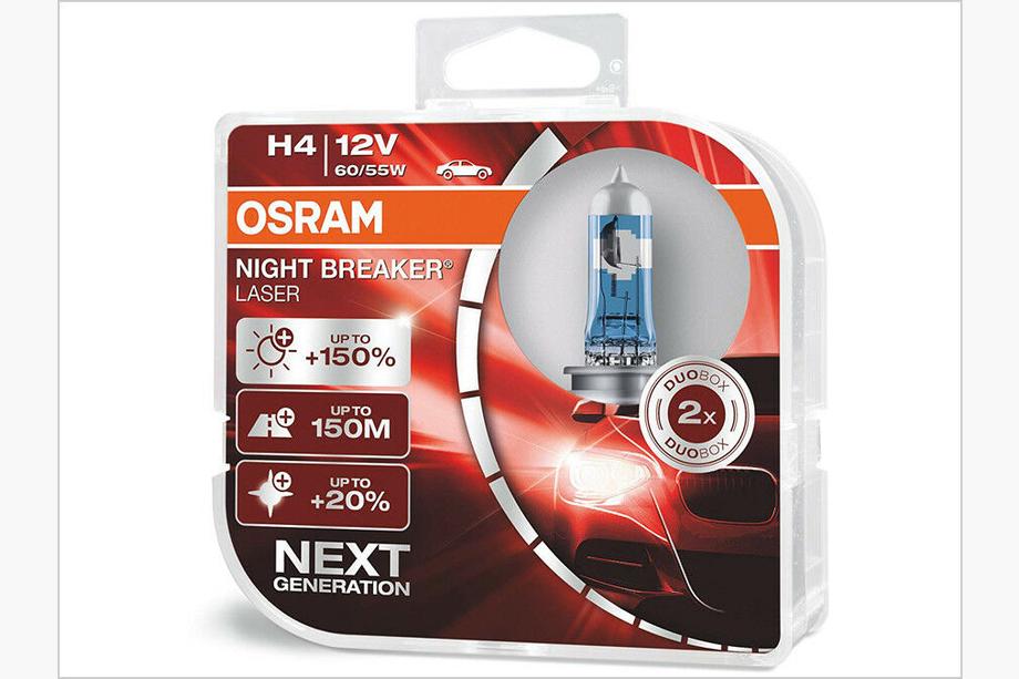 Osram H4 60/55W Night Breaker Laser +150% 64193NL150 koplamplamp Image