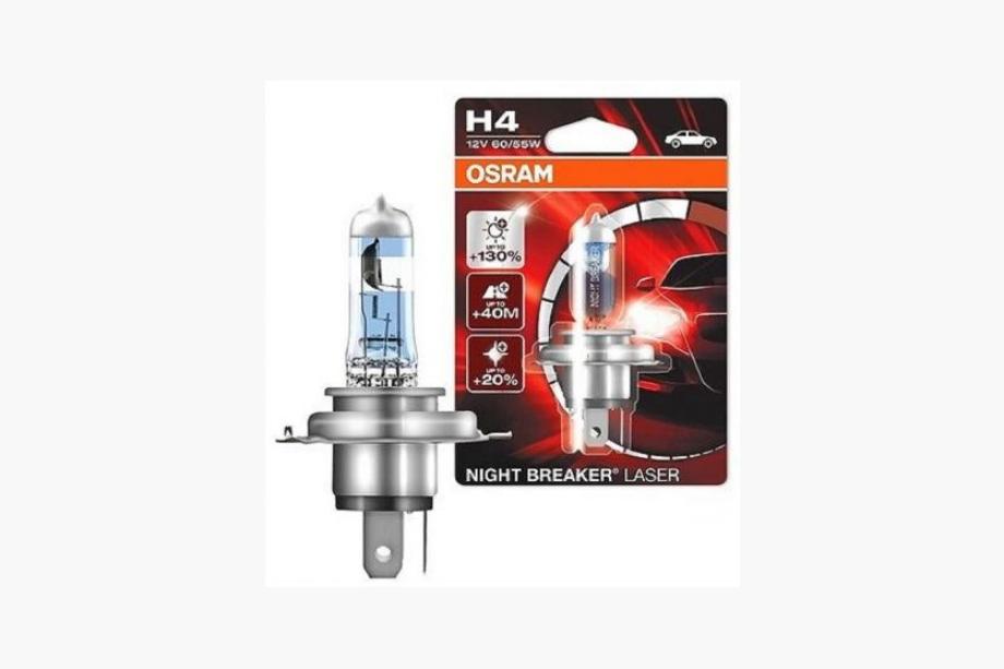 Koplamplamp Osram H4 60/55W Night Breaker Laser +130% 64193NBL130 (1 stuk) Image