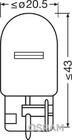 Osram 7505 W21W 12V 21W W3x16d knipperlichtlamp (2 stuks) foto 2