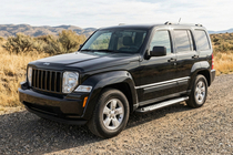 Jeep Cherokee/Liberty 2007–2013 Side steps Allmond Grey (set van 2, aluminium) foto 1