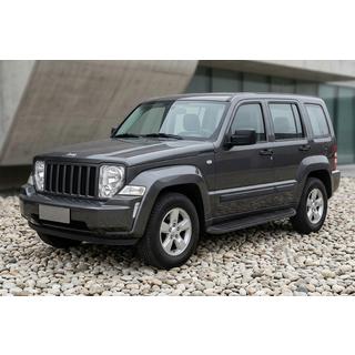 Tayga Black zijtreden (set van 2, aluminium) Jeep Cherokee/Liberty 2007–2013 foto 1