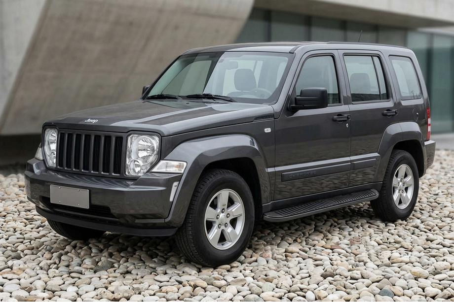 Jeep Cherokee/Liberty 2007–2013 Tayga Black zijtreden (set van 2, aluminium) Foto 1