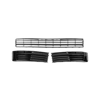 Voorste onderste grills (3-delig, glanzend) Volkswagen T6 2015–2024 foto 1