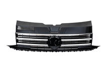 Volkswagen T6 2015–2024 Voorgrille met chroomstrip (voor embleem) foto 2