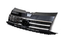 Volkswagen T6 2015–2024 Voorgrille met chroomstrip (voor embleem) foto 3