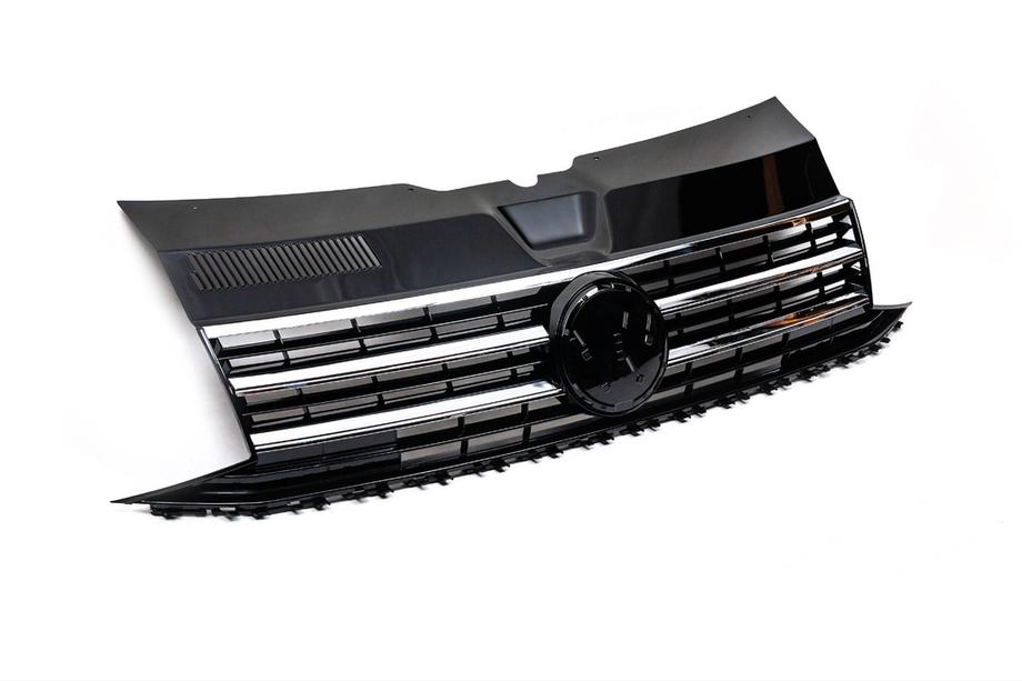 Volkswagen T6 2015–2024 Voorgrille met chroomstrip (voor embleem) Image
