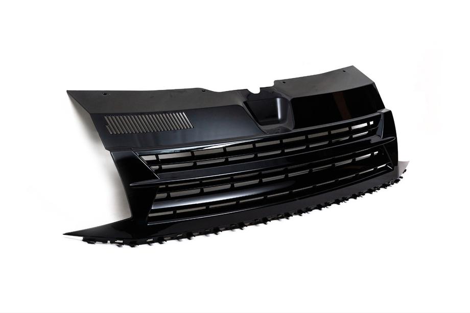 Volkswagen T6 2015–2024 Voorgrille glanzend zwart (zonder embleem) Image