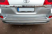Toyota Land Cruiser 200 2007–2021 Achterbumper insert 2016+ (ABS + roestvrij staal) foto 4