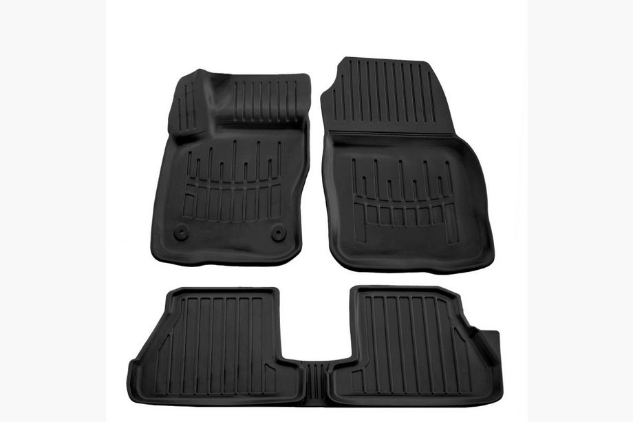 Ford Focus III 2011–2017 Stingray 3D vloermattenset voor USA (5 stuks, polyurethaan) Image