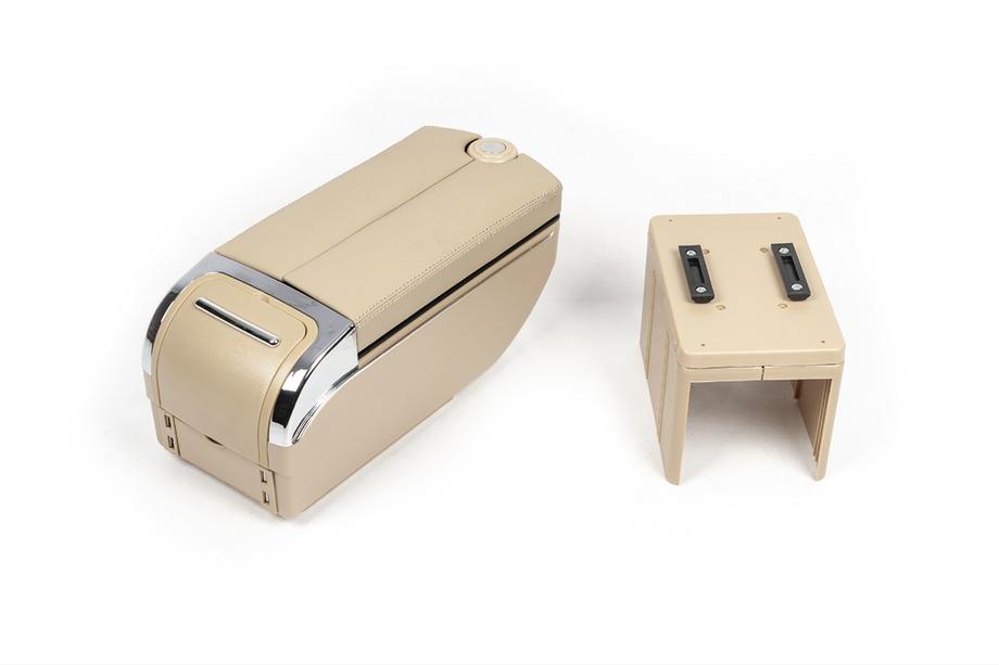 Universele armsteun met USB (beige) Foto 1