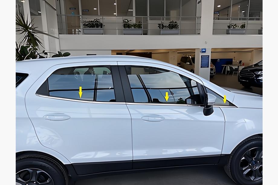 Ford EcoSport 2013–2022 Ruitomlijsting (6 st., RVS) Image