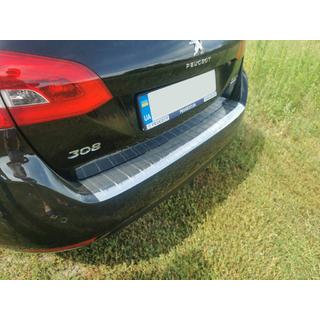 Achterbumperlijst Carmos (SW, RVS) Peugeot 308 2014–2021 foto 1