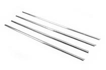 Ford Mondeo 2008–2014 Onderste raamsierlijsten (set 4 stuks, RVS) Carmos - Turks staal foto 4