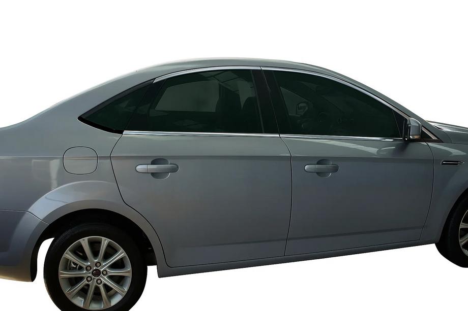 Ford Mondeo 2008–2014 Onderste raamsierlijsten (set 4 stuks, RVS) Foto 3