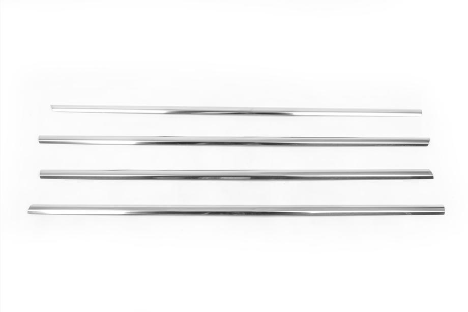 Ford Mondeo 2008–2014 Onderste raamsierlijsten (set 4 stuks, RVS) Foto 2