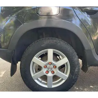 Wielkastverbreders (4 stuks, zwart ABS) Renault Duster 2008–2017 foto 4