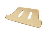 Toyota Land Cruiser Prado 120 2002–2009 Kofferbakmat Beige (EVA, 5 of 7 zitplaatsen) foto 2