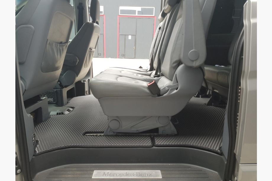 Mercedes Vito W639 2004–2014 EVA V2 automatten (Alleen afhalen, complete set voor volledig interieur, zwart) Foto 5