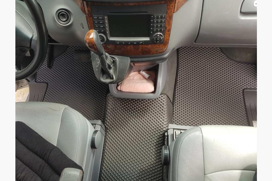 Mercedes Vito W639 2004–2014 EVA V2 automatten (Alleen afhalen, complete set voor volledig interieur, zwart) Foto 11