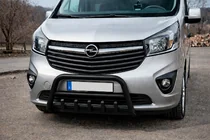 Opel Vivaro 2015–2019 Bullbar WT003 Black (RVS) foto 1