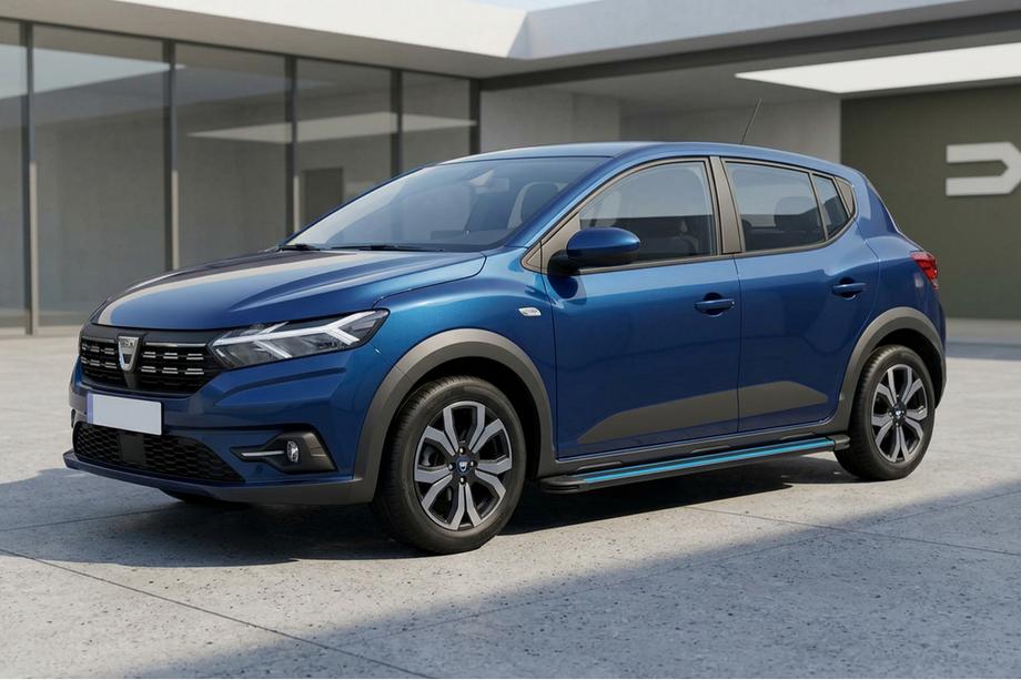 Dacia Sandero 2021– Maya Blue zijtreden (2 stuks, aluminium) Image