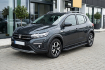 Dacia Sandero 2021– Allmond Black side steps (2 st., aluminium) foto 1