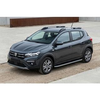 Side steps Tayga Grey (2 stuks, aluminium) Dacia Sandero 2021– foto 1