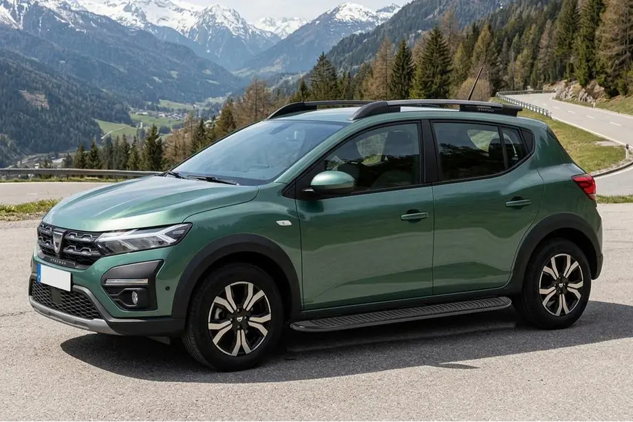 Dacia Sandero 2021– Tayga Black zijtreden (set van 2, aluminium) Image