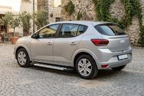 Dacia Sandero 2021– Zijdrempels Vision New Grey (set van 2, aluminium) foto 1