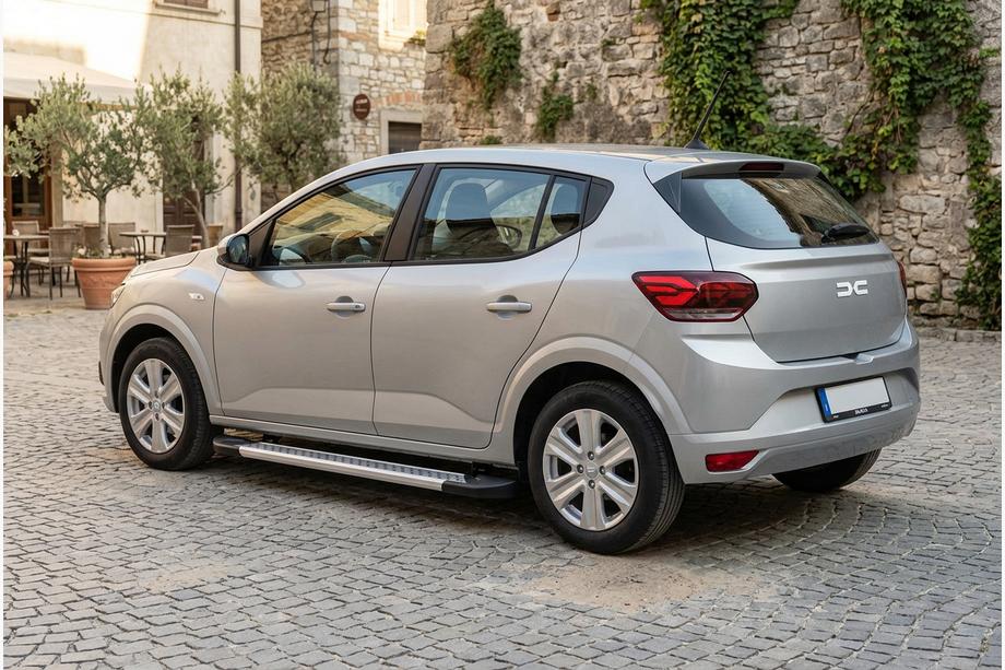Dacia Sandero 2021– Zijdrempels Vision New Grey (set van 2, aluminium) Image