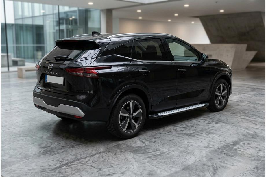 Nissan Qashqai 2021– Side steps Allmond Grey (set van 2, aluminium) Image