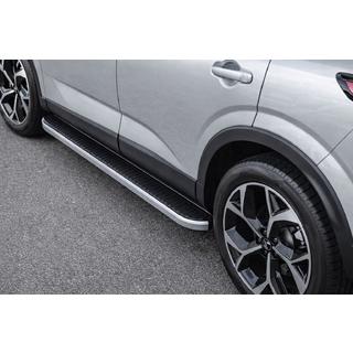 Side steps Tayga Grey (2 stuks, aluminium) Nissan Qashqai 2021– foto 1