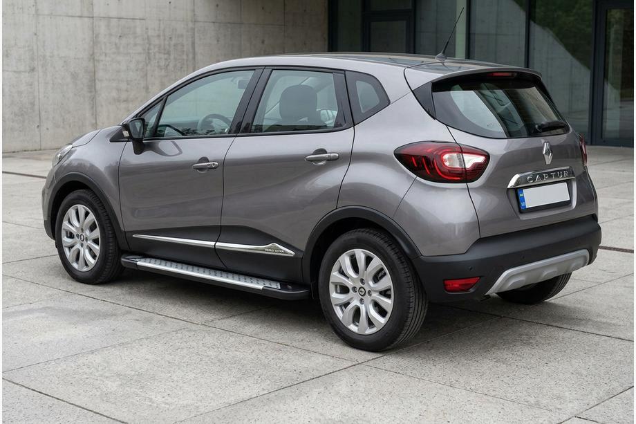 Renault Captur 2019– Side steps Allmond Grey (set van 2, aluminium) Image