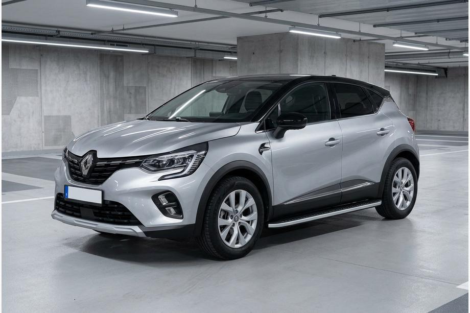 Renault Captur 2019– Side steps Tayga Grey (2 stuks, aluminium) Image