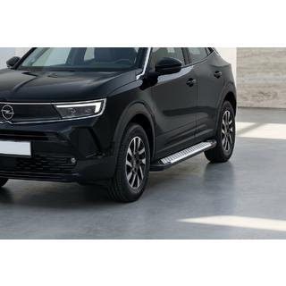 Side steps Allmond Grey (set van 2, aluminium) Opel Mokka 2021– foto 1