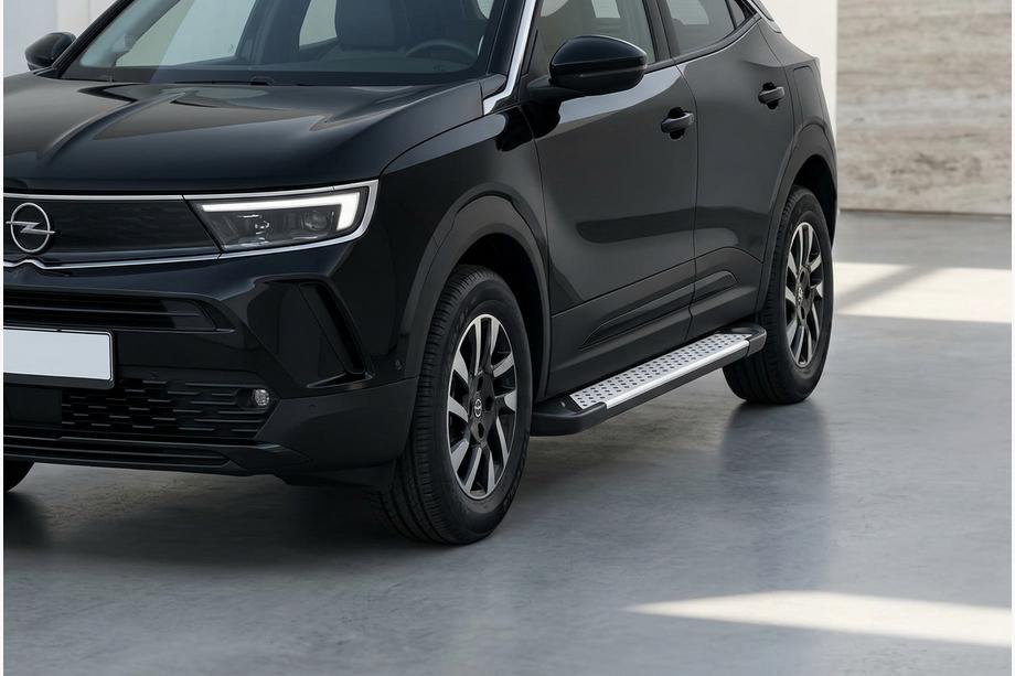 Opel Mokka 2021– Side steps Allmond Grey (set van 2, aluminium) Image
