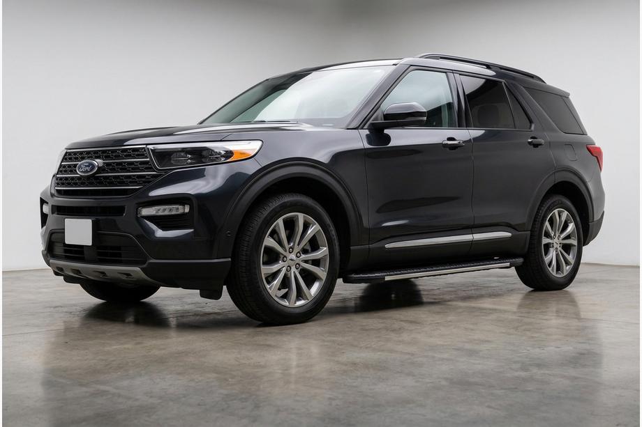 Ford Explorer 2019– Side steps Bosphorus Grey (set van 2, aluminium) Image