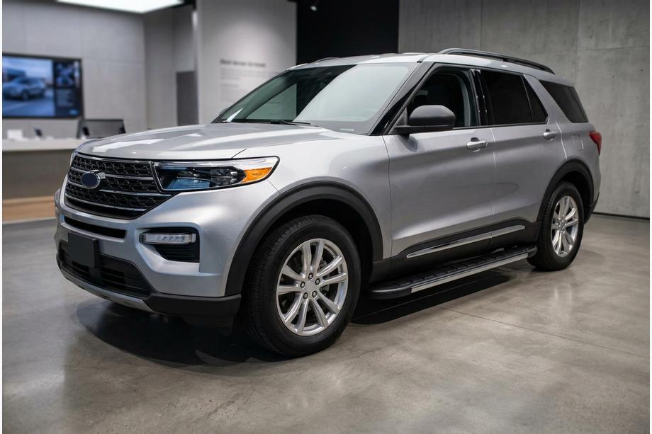 Ford Explorer 2019– Duru side steps (2 stuks, aluminium) Image