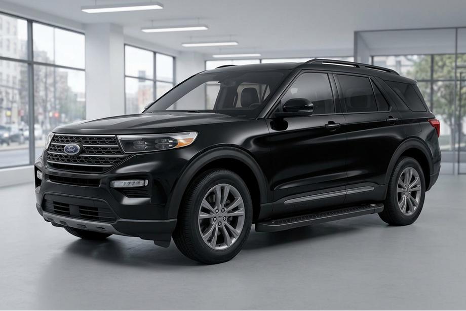 Ford Explorer 2019– Allmond Black side steps (2 st., aluminium) Image