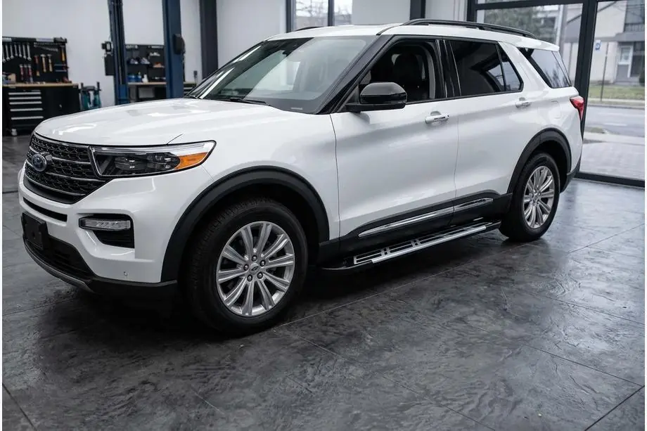 Ford Explorer 2019– Sunrise side steps (set van 2, aluminium) Image