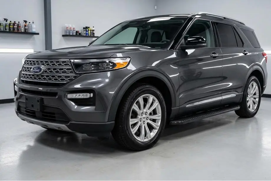 Ford Explorer 2019– Tayga Black zijtreden (set van 2, aluminium) Foto 1