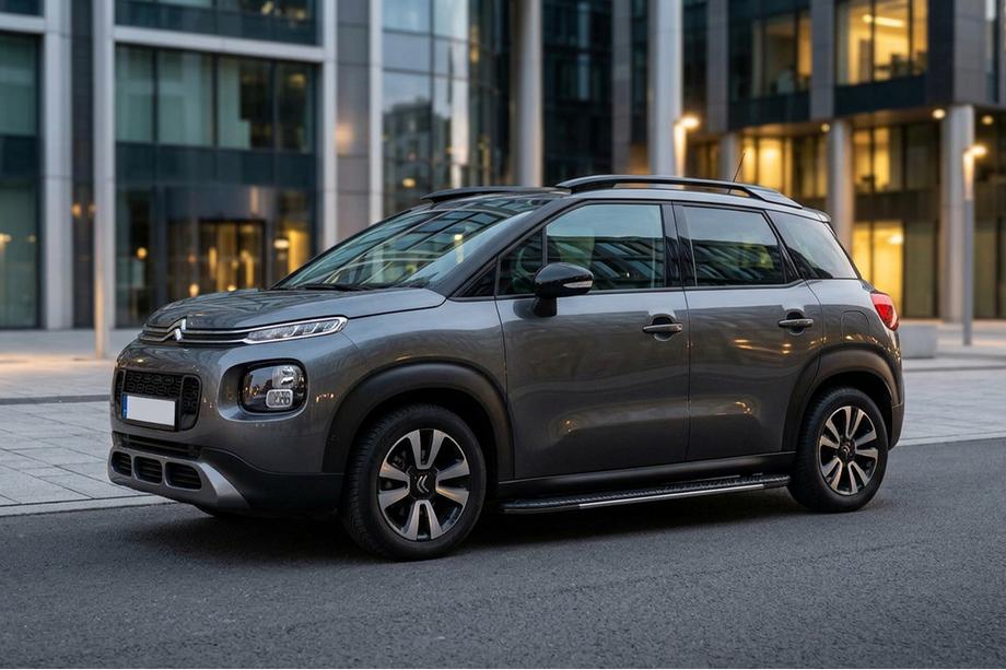 Citroen C-3 Aircross 2017–2024 Side steps Bosphorus Grey (set van 2, aluminium) Foto 1