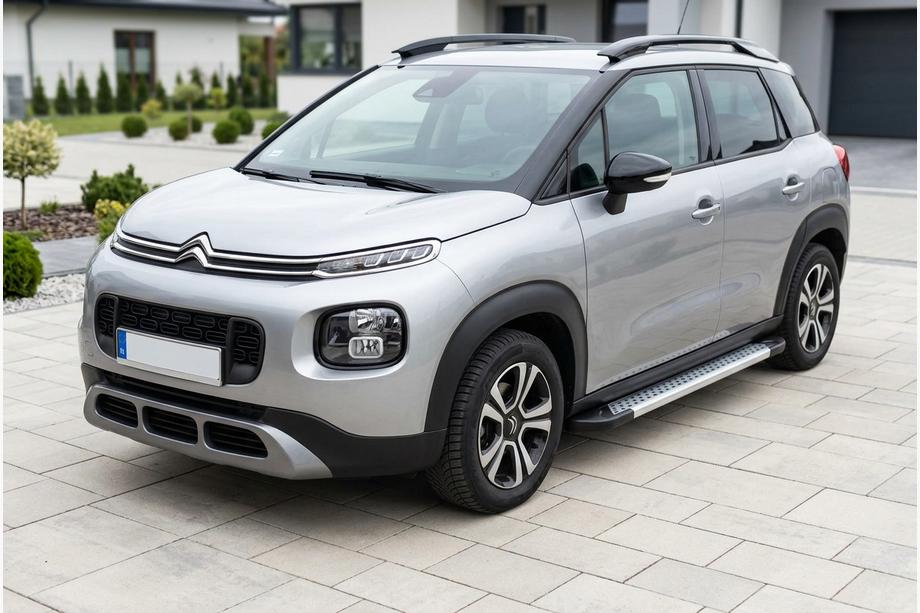 Citroen C-3 Aircross 2017–2024 Zijdrempels Vision New Grey (set van 2, aluminium) Image