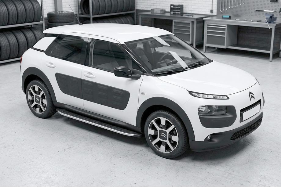 Citroen Cactus 2014–2020 Fullmond side steps (2 stuks, aluminium) Image