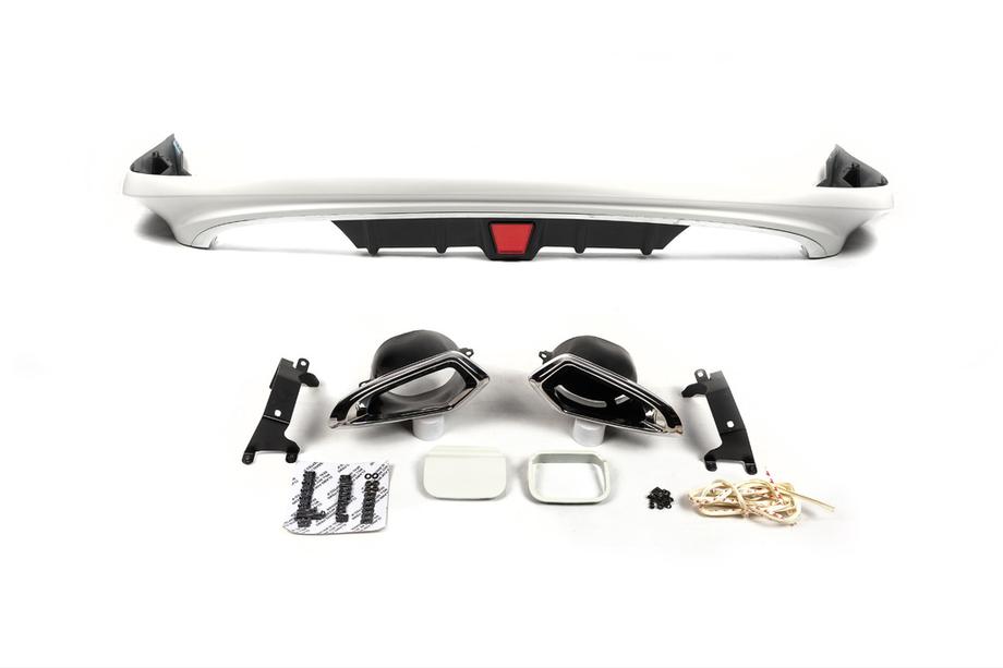 Toyota Land Cruiser 200 2007–2021 Achterdiffuser 2012-2016 (wit) Image