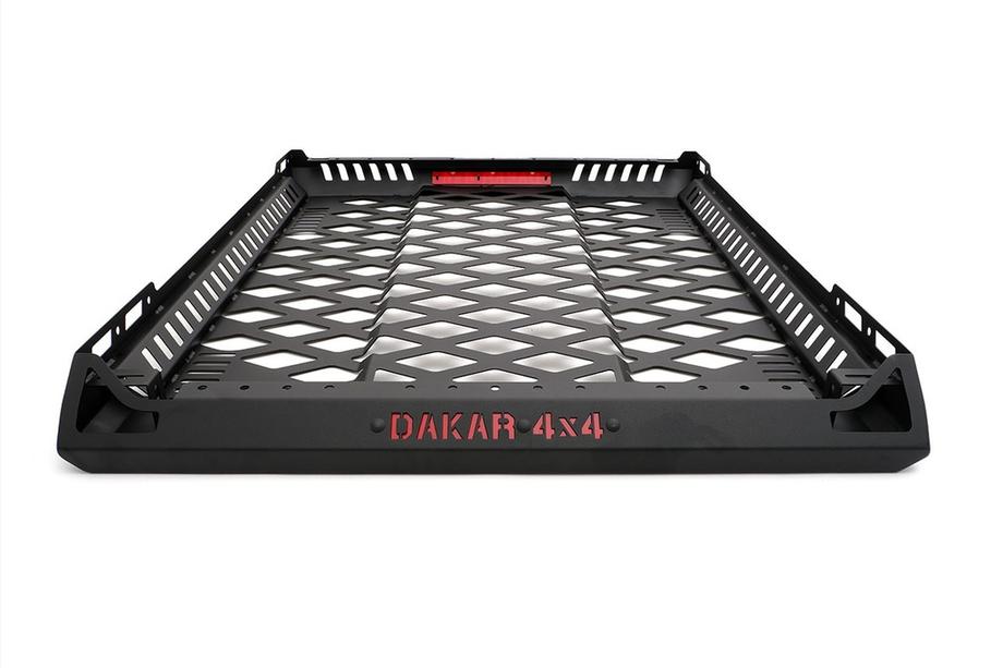 Toyota Hilux 2006–2015 Dakar bagagekorf voor rollbar (100x100 cm) Foto 4