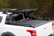 Toyota Hilux 2006–2015 Rollbar met mand Dakar (voor rolcover) foto 1