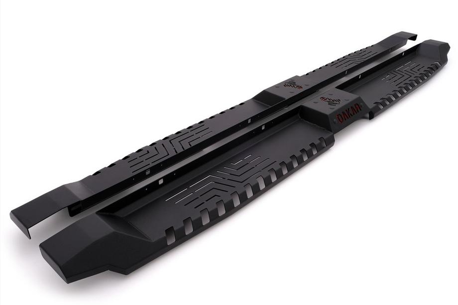 Nissan Navara/NP300 2016– Side steps Dakar V2 zonder LED (2 stuks, metaal) Foto 1