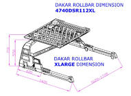 Mercedes X-klasse 2017–2020 Rollbar met mand Dakar (voor rolcover) foto 6